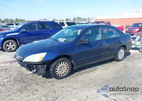 2007 Honda Accord 2.4 Vp из США, поврежденный, VIN 1HGCM56117A014297